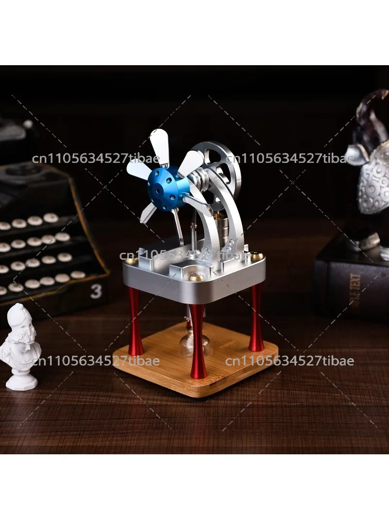 

Scientific Water-Cooled Metal Power Cylinder, High-Quality Low Temp & High Temp All-Metal Stirling Engine Model