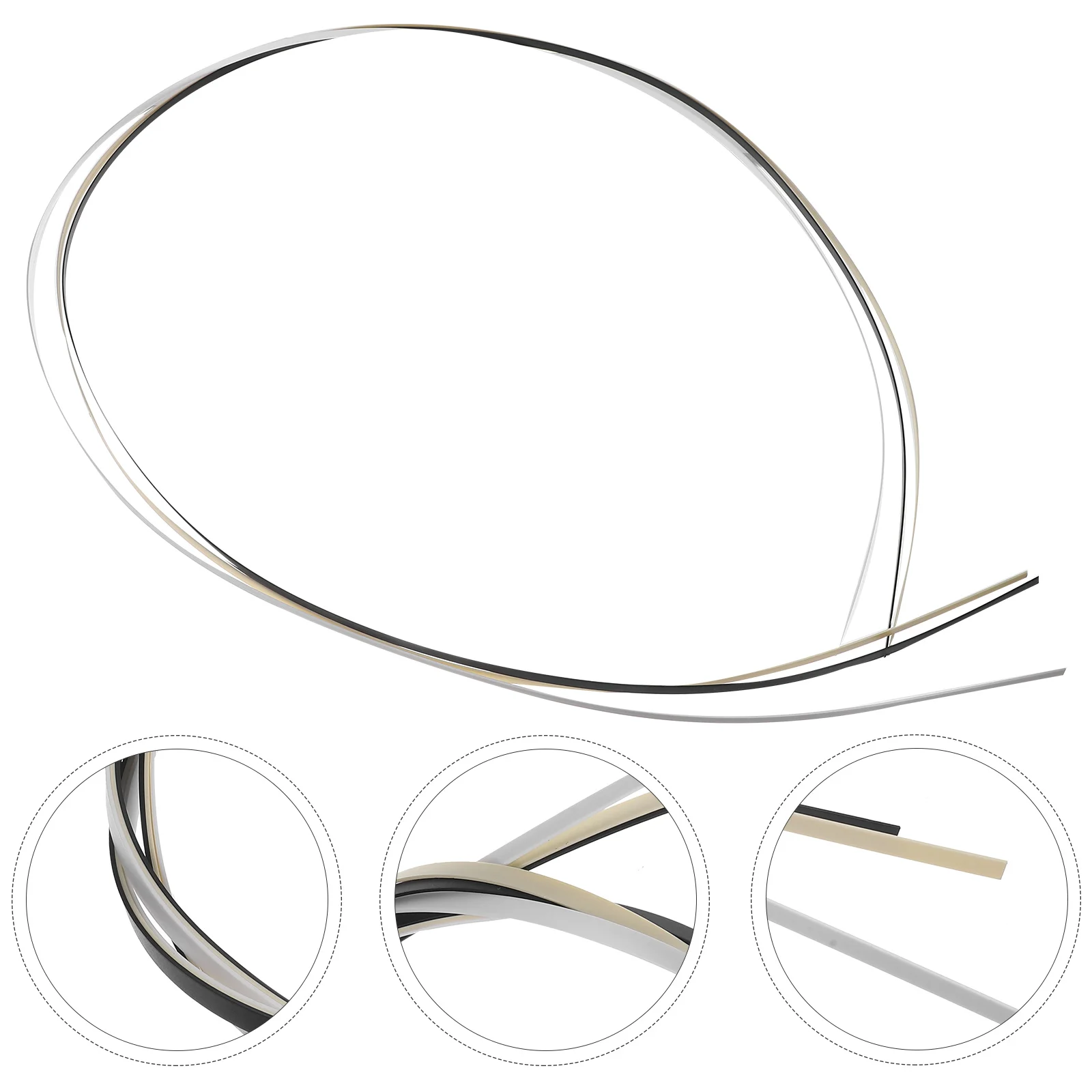 3 قطعة مجموعة أوتاد ربط الجيتار ABS شرائط Purfling لوازم Luthier لأجزاء إصلاح الأدوات مجموعة ملحقات الضرب