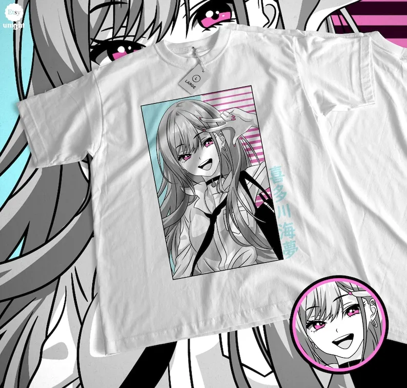 Unisex Darling Cosplay T-shirt Anime Fashion Statement, Manga Lover's Essential Tee, Japanese Style Otaku Culture Comfy T-Shirt