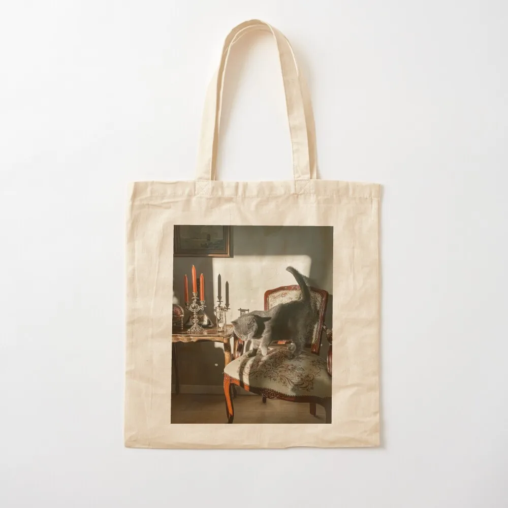 

vintage fancy cat Tote Bag