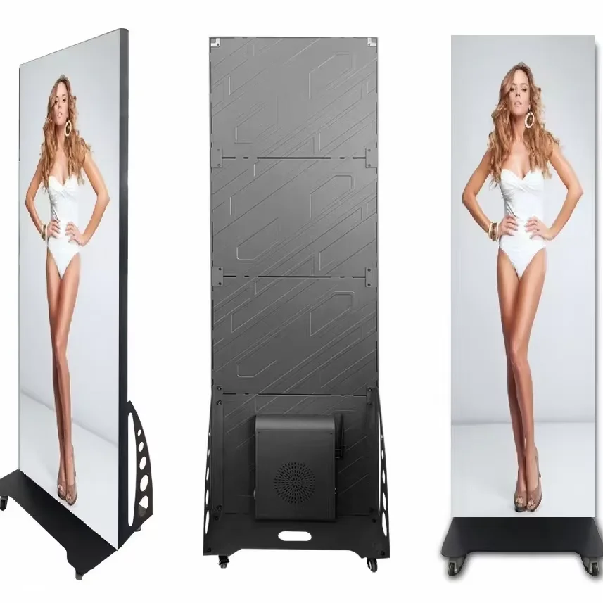 Indoor P2.5 Vertical LED Advertising Screen Supports Multi-Screen Splicing Flexible Screen Display Wall for Weddings & Events