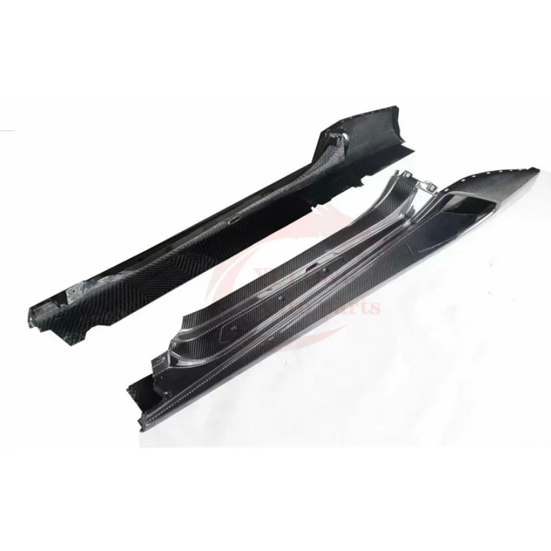 

N Style Dry Carbon Fiber Side Skirt Side spoiler for Lamborghini Huracan LP580 LP610 EVO/RWD