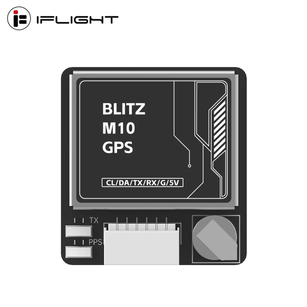 

IFlight BLITZ M10 GPS Built-in High Precision Compass QMC5883L Ceramic Antenna for RC Airplane FPV Long Range Drone Parts