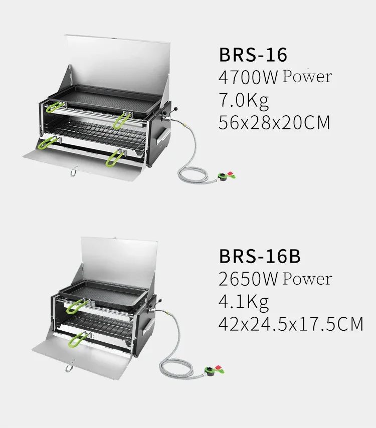

2026 Outdoor BRS-16/16B Smokeless Barbecue Dual purpose Stove Self driving Home Portable Folding Outdoor Oven