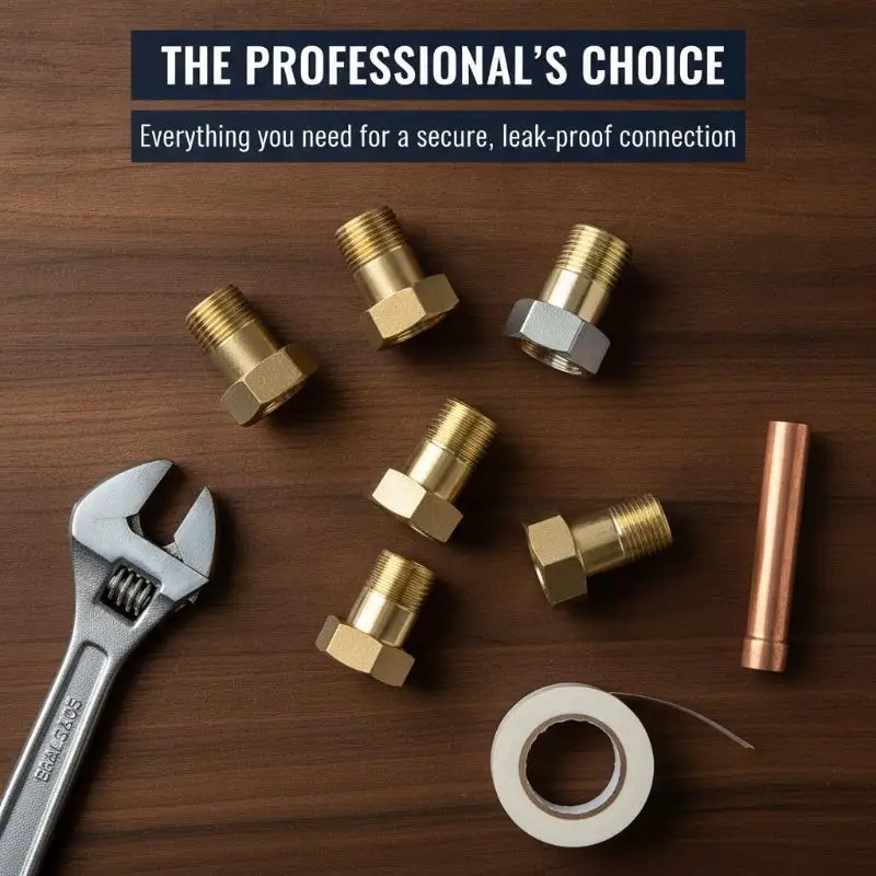 Universal Fit Copper Water Tank Connector 1/2