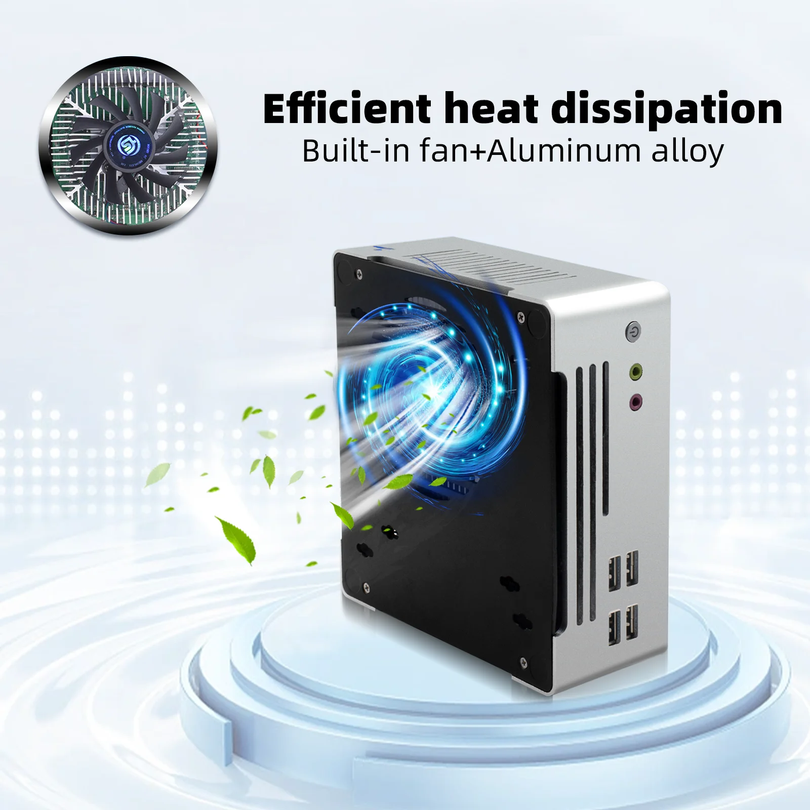 Hystou Gamer Mini pc 10th Generation Intel Core i9 I7 i5 32G DDR4 512G HD DP Mini Desktop Micro Computer Office PC Thin Client