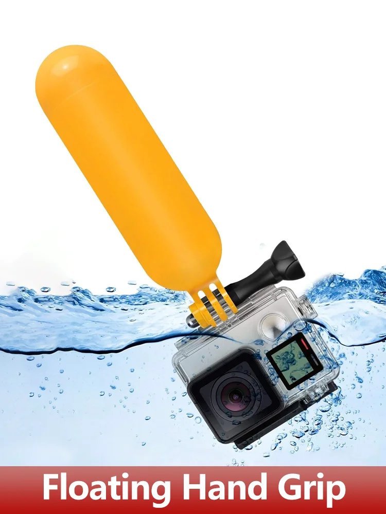 Uchwyt pływający do kamery GoPro Hero 13 12 11 10 9 8 5 Insta360 AKASO SJCAM DJI Osmo Action - akcesoria — zdjęcie 2