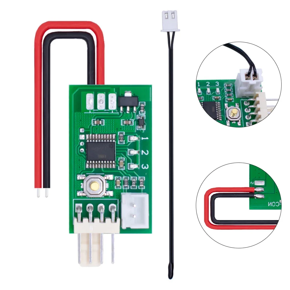 VHM-802 12V PWM PC Fan Temperature Control Speed Controller Governor Module Semiconductor 4-wire Speed Regulator