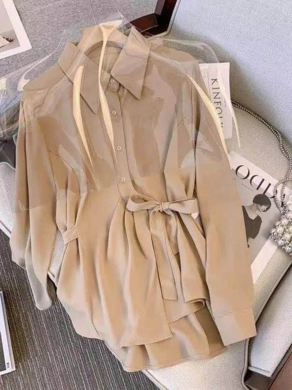 Plus Size Dames Faionable Afslanken Gordel Lange Sve irt Lage Taille A-lijn Midi Dr Lente Seizoen Vrijetijdskleding