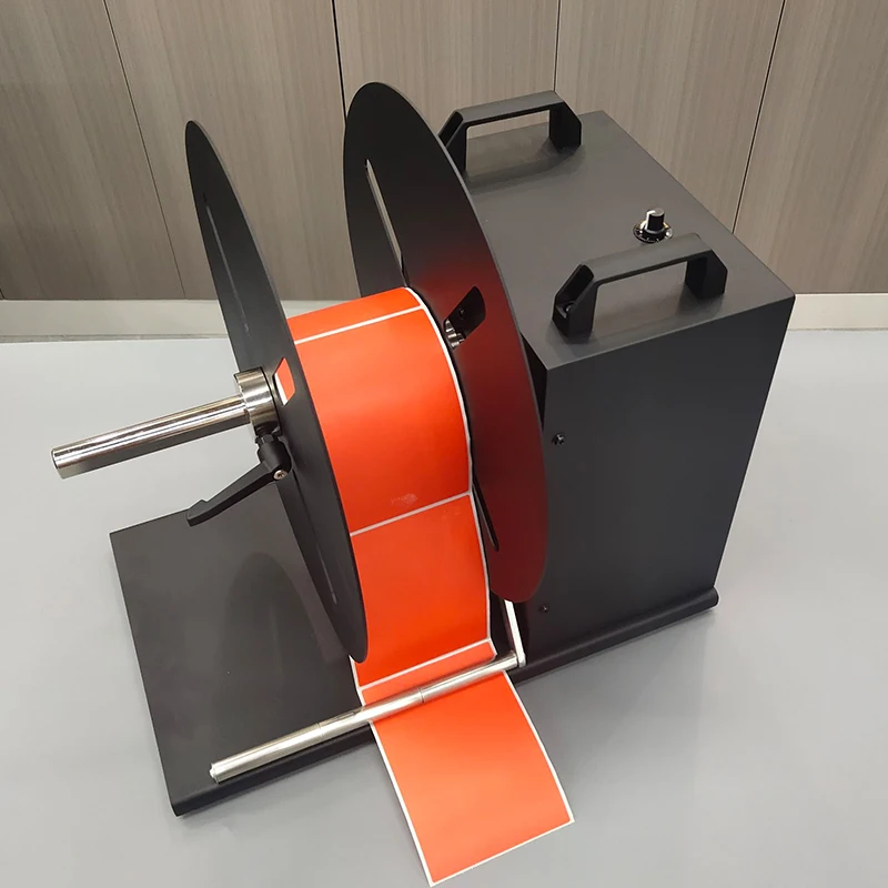 External Color Label Printer Rewinder 8inch Automatic Label Rewinder 360mm Industry Using Label Rewinding Machine