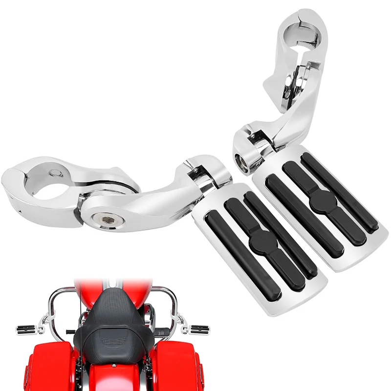 1/4 32MM Motorcycles Highway Crash Bar Foot Pegs Mount Moto Accesories Engine Guards Footrest For Harley Honda Touring Sportster