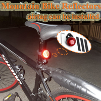 Mountain Bike Reflectors Airtag can be installed Safety Reflective Anti-theft Bicycle Mounting Bracket GPS Support Holder ACC