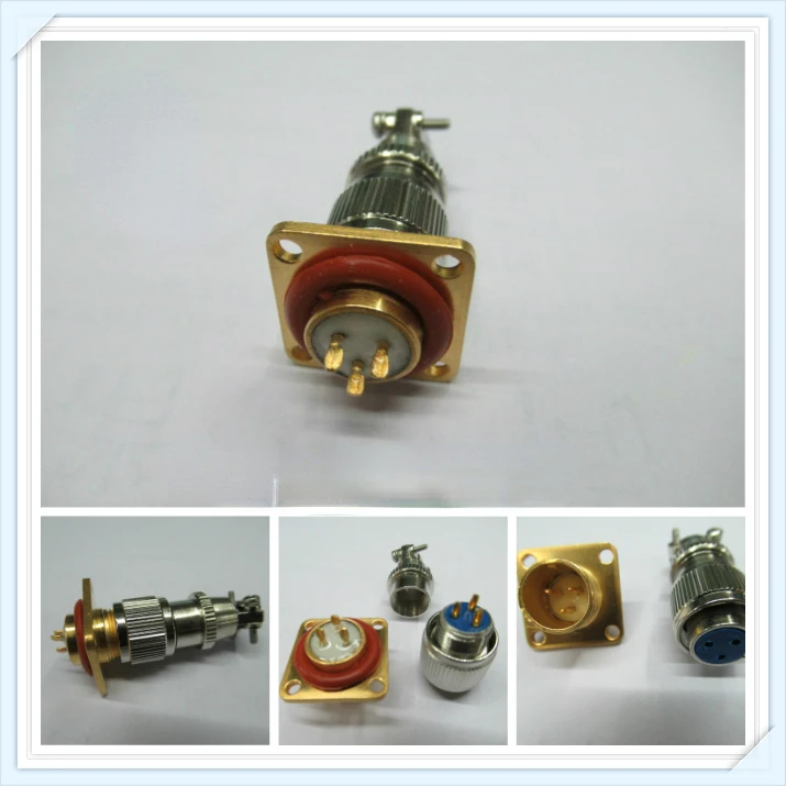 Imagem -03 - Vácuo Vidro Selado Conector Vidro Sinterizado Gás Selado Aviação Plug 12