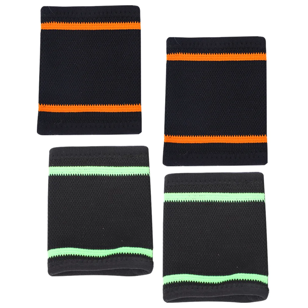 

4pcs Sports Wrist Bands Elastic Breathable Wrist Protector For Workout Yoga Fitness Exercise Arthritis Recovery Bracer