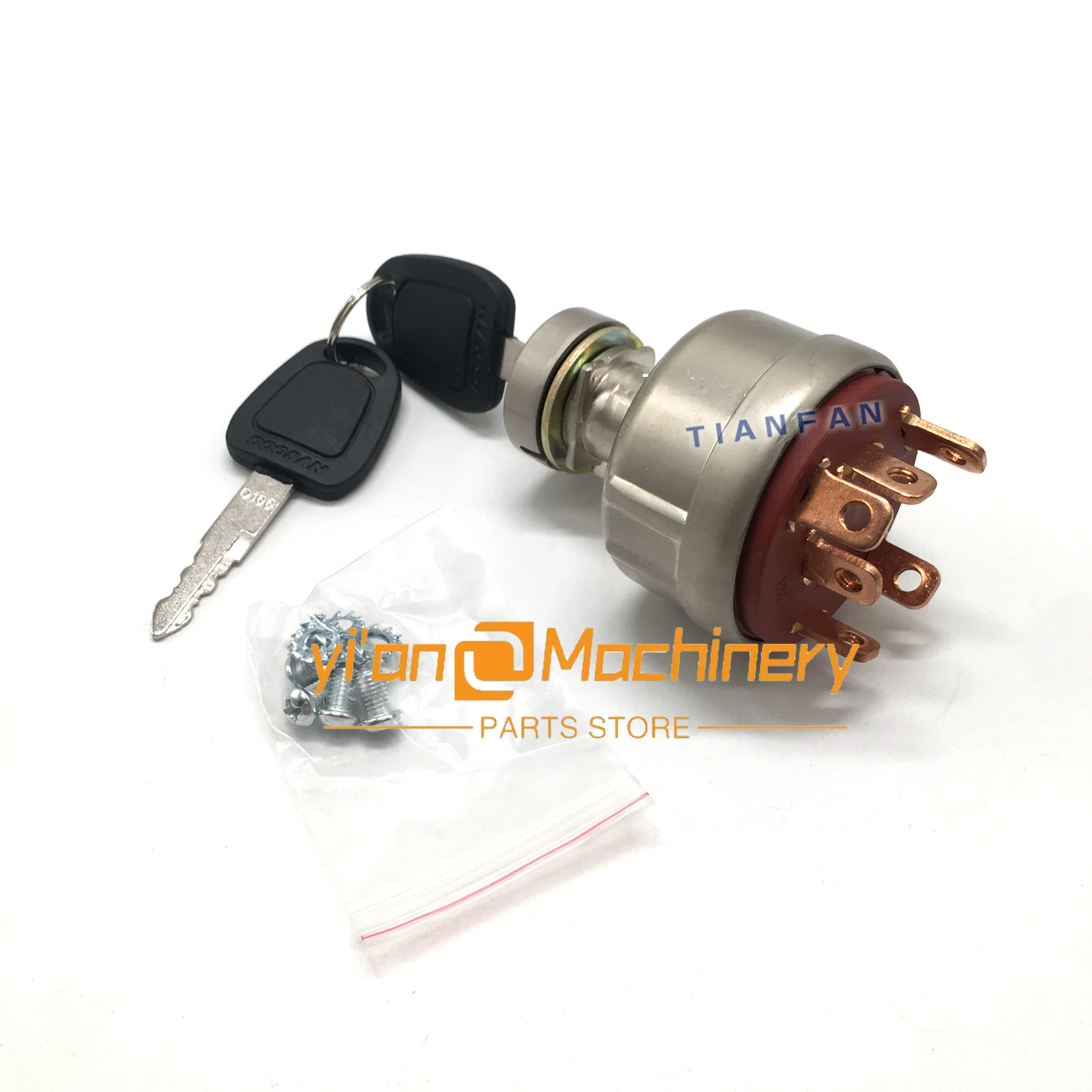 

For Doosan Daewoo DH150 220 225 300-7 start ignition switch electric door lock excavator accessories