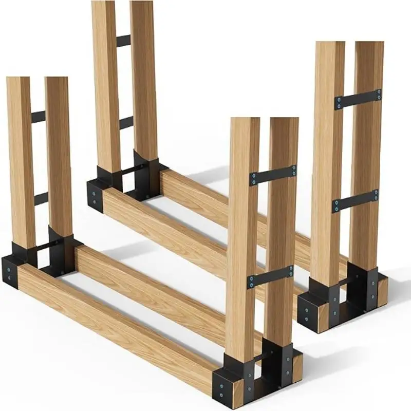 

Firewood Rack - Sturdy & Easy to Assemble Storage - Firewood Holder - Space-Saving & Weather-Resistant - Outdoor Wood Organizer