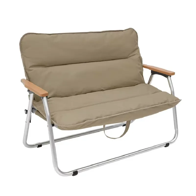 Camping Chair Wooden Armrest Portable Folding Outdoor Picnic Fishing Garden Leisure Furniture