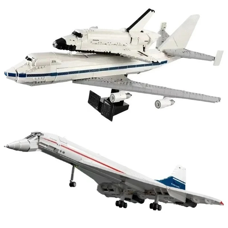 Aereo da trasporto navetta grande fai-da-te modello 10318 10360 assemblaggio decorazione della casa regalo di Natale (2083 pezzi 2417 pezzi)