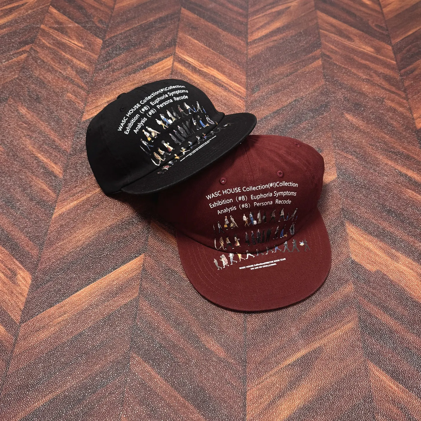 Yao New Vintage Retro Walking Portrait Printed Flat-brimmedstreet Sunscreen Caps Show Face Small Hats Baseball Caps for Men