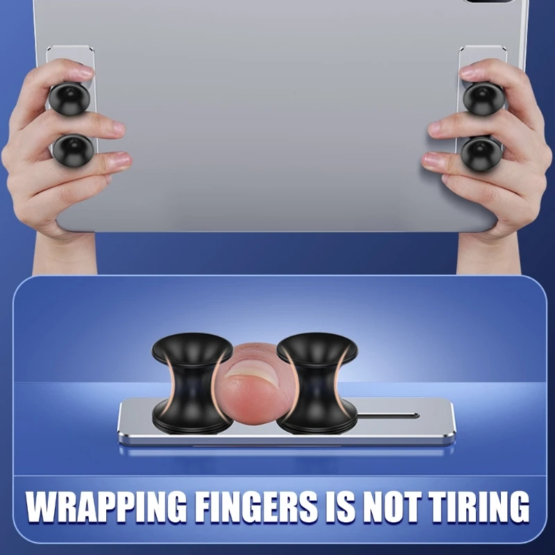 Best Seller 2Pc Multi Finger Tablet Grip Handle Silicone Holder Reusable Portable Adjustable Tablet Game Handle Grip Stand