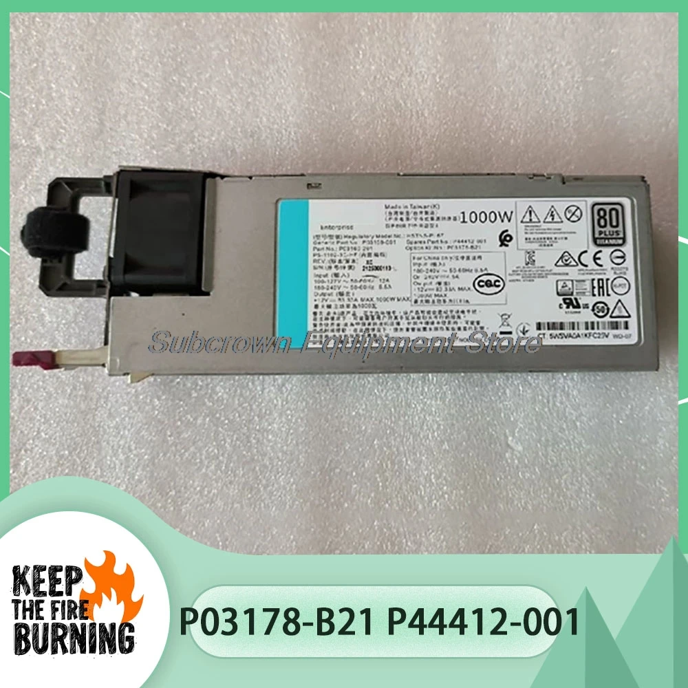 Server Power Supply 1000W P03178-B21 P44412-001 P44412-001