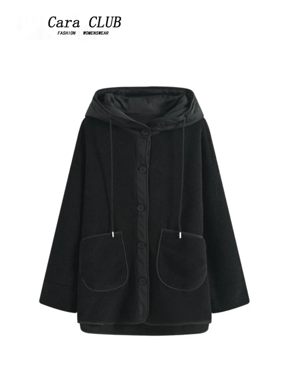 

CaraCLUB, большой размер, куртка из меха ягненка, женское свободное утягивающее высококачественное повседневное пальто, весенний сезон, корейский Sle