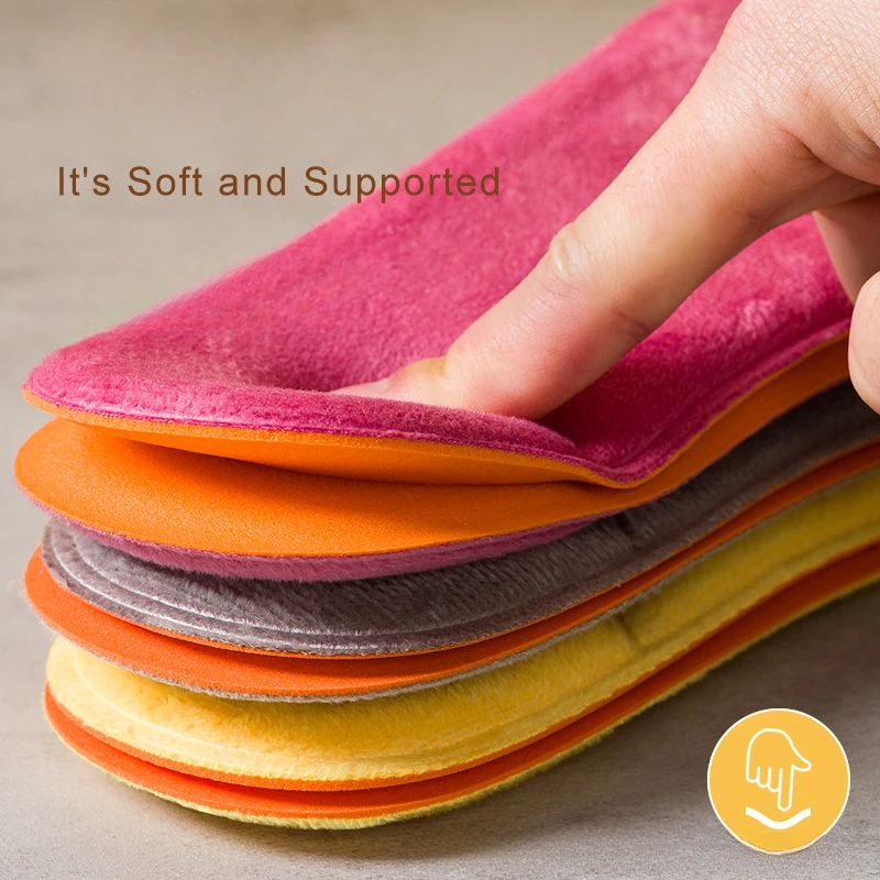 4D นวด WARM Pile รองเท้า Insoles Super Soft Latex กีฬาพื้นรองเท้าสําหรับฟุตตะกร้ารองเท้า Arch Support Orthopedic