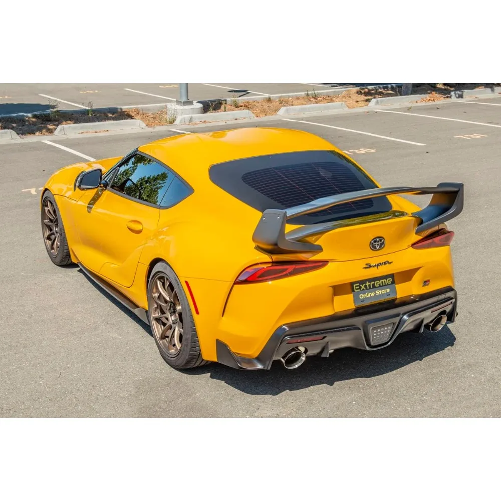 

Replacement for 2020-Present Toyota A90 A91 Supra | ST Style Rear Trunk Lid Wing Spoiler (ABS Plastic - Matte Black)