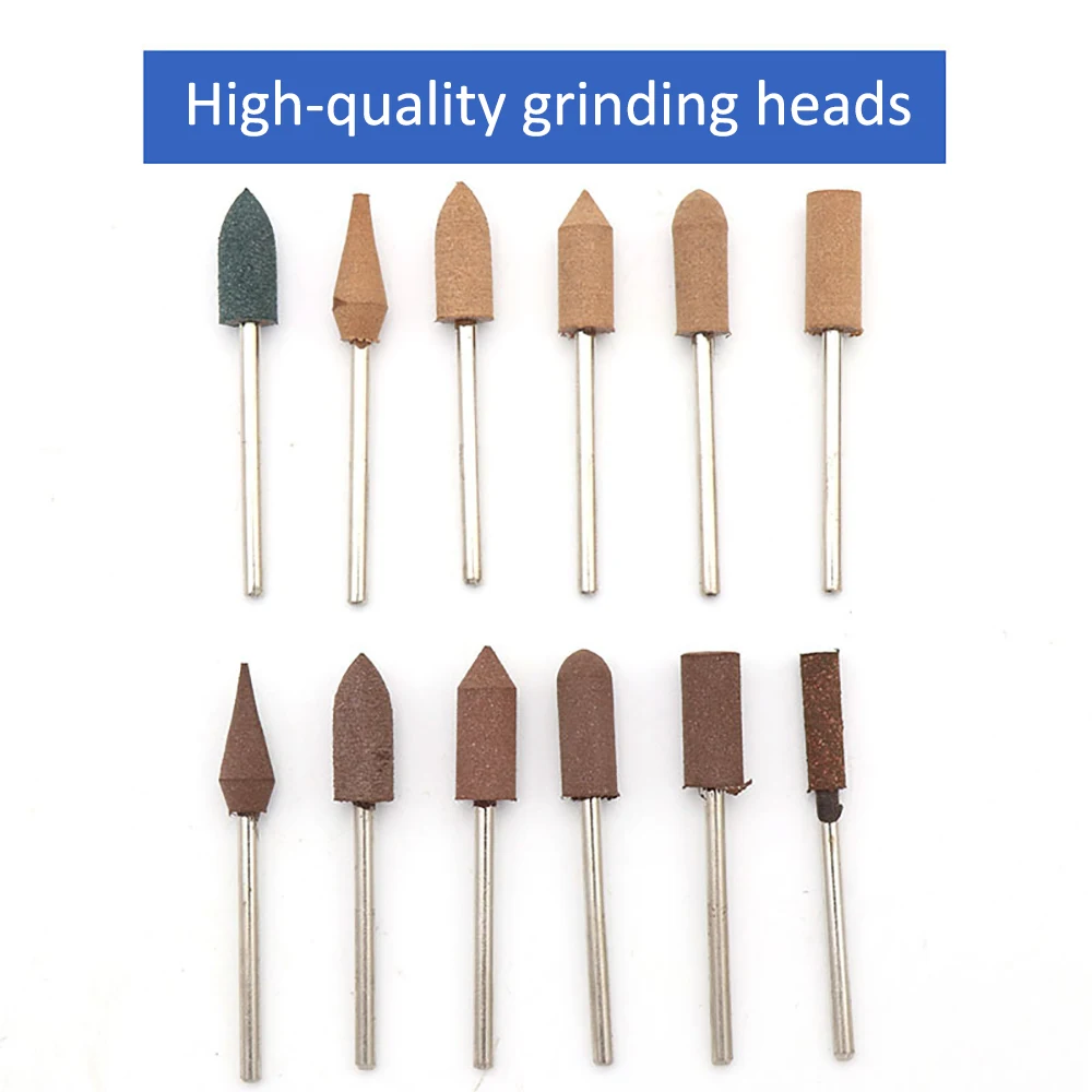 

10pcs/set Rubber Sesame Nail Drill Milling Cutter 2.35mm for Manicure Bit Flexible Polisher Machine Electric Nail File Art Tools