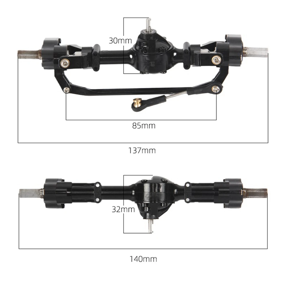 2 Stuks Voor En Achter Portaal As Voor Wpl C14 C24 C24-1 C34 C44 B14 B24 1/16 Rc Auto Upgrade onderdelen