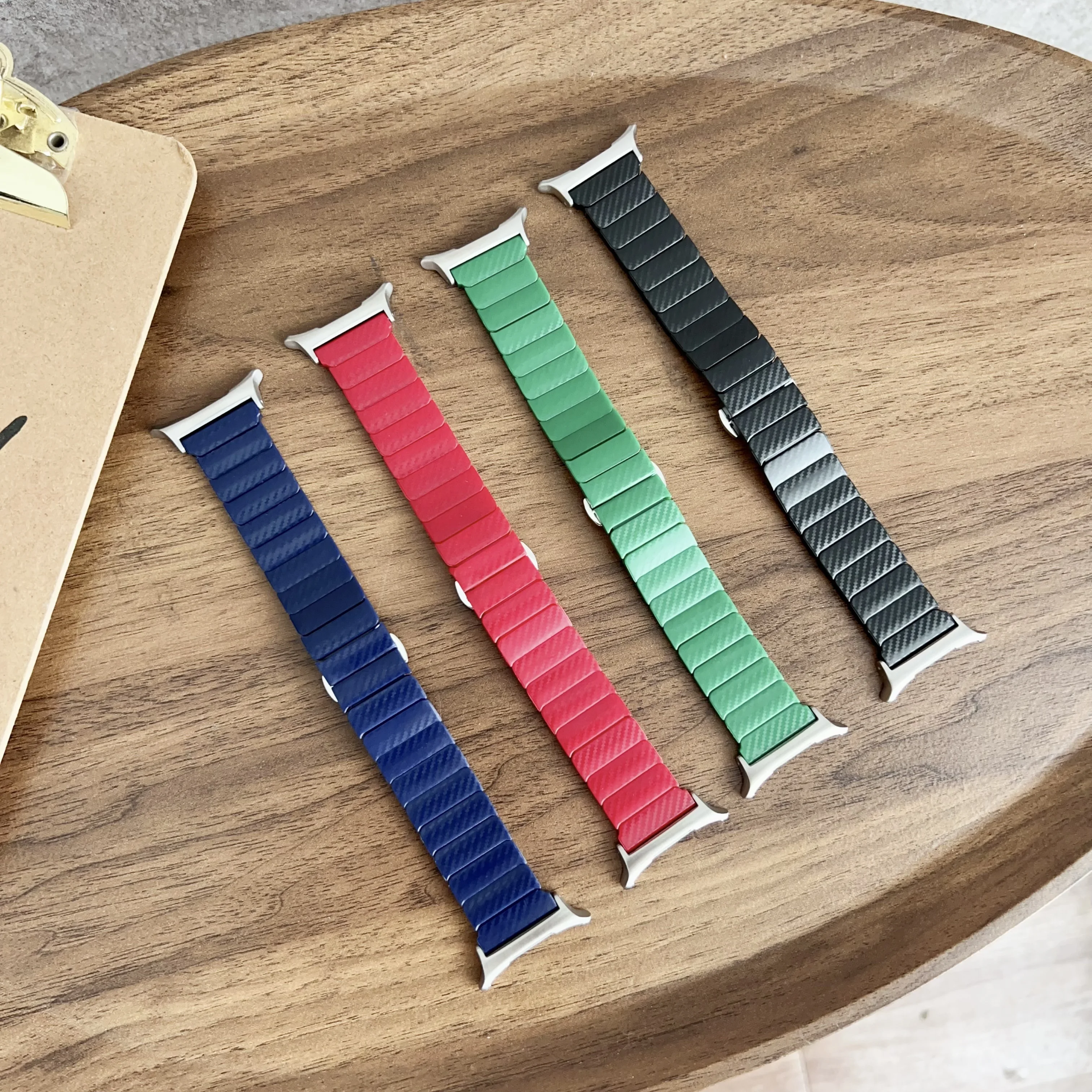 

Ремешок из углеродного волокна, ремешок из смолы с пряжкой, ремешок для часов Samsung Galaxy Watch 7 8 Ultra 47 мм, женский классический 46 мм, 40 мм, 44 мм