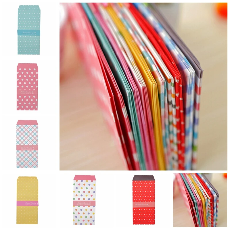 5Pcs/set Cute Envelope Small Gift Craft Envelopes for Letter Invitations 5Pcs/set Ambachtelijke Voor Wedding Brief Uitnodigingen