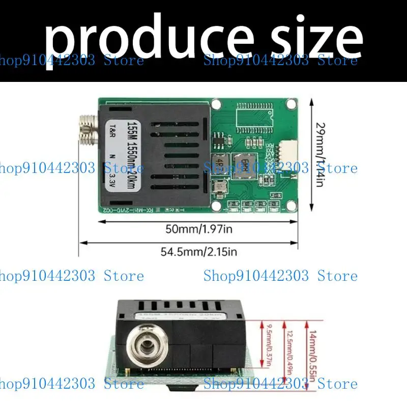 L4MD 5.5-26V TTL Módulo transceptor óptico TTL a fibra óptica Módulo Terminal Equipo RX GND Interfaces