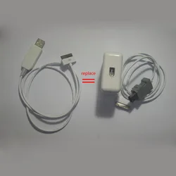 Adaptateur USB pour urgent 3ème et 4ème photo 12V 0,67A 1394, câble de remplacement pour chargeur mural + kit de câbles 6 broches