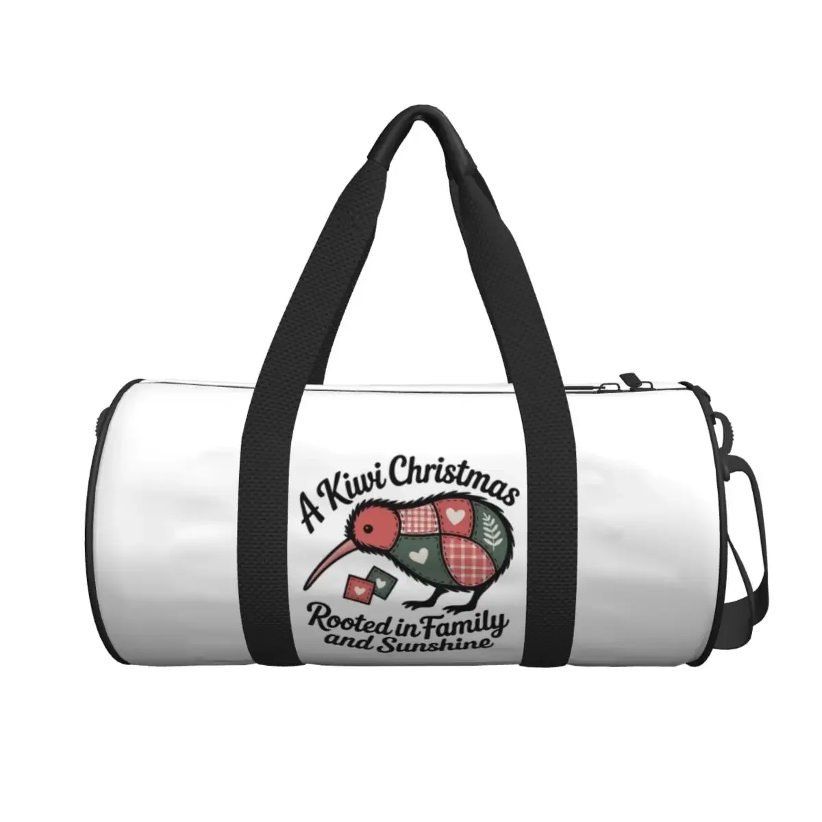 

Лоскутная рождественская большая спортивная сумка с силуэтом киви, многофункциональная дорожная сумка Duffle, сумки для фитнеса