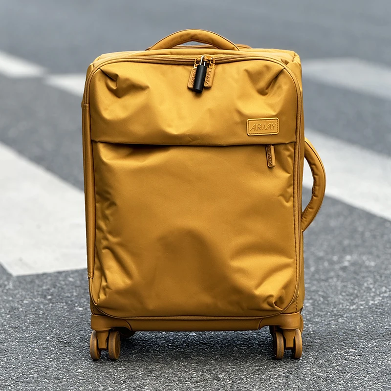 

Airway Large Capaci Ox Fabric Suitcase Faion Trendy ex Carry-On Travel Bag with Wheels 20 Inch 24 New ular Model
