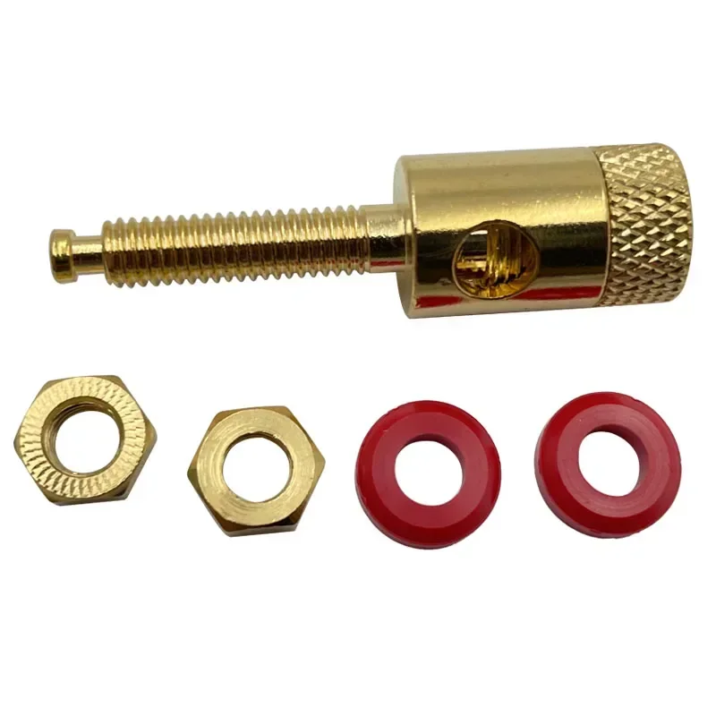 8/40/200Pcs Gold-plated Copper Banana Socket Speaker Socket Audio Speaker Terminal Connector Binding Post Amplifier Cupper