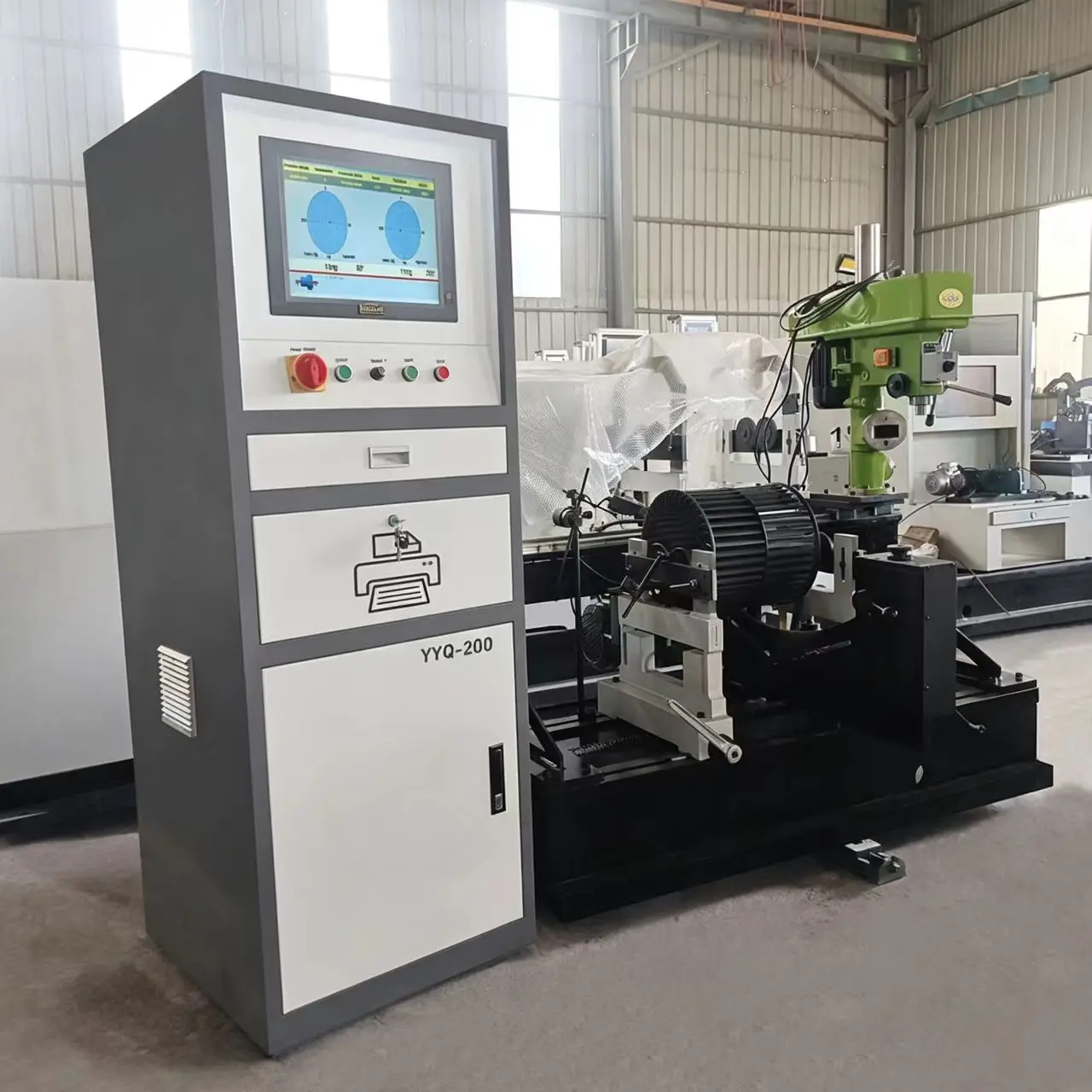 YYQ-200A Horizontal Hard Support Dynamic Balancing Machine for Motor/Blower/ Engine Rotors