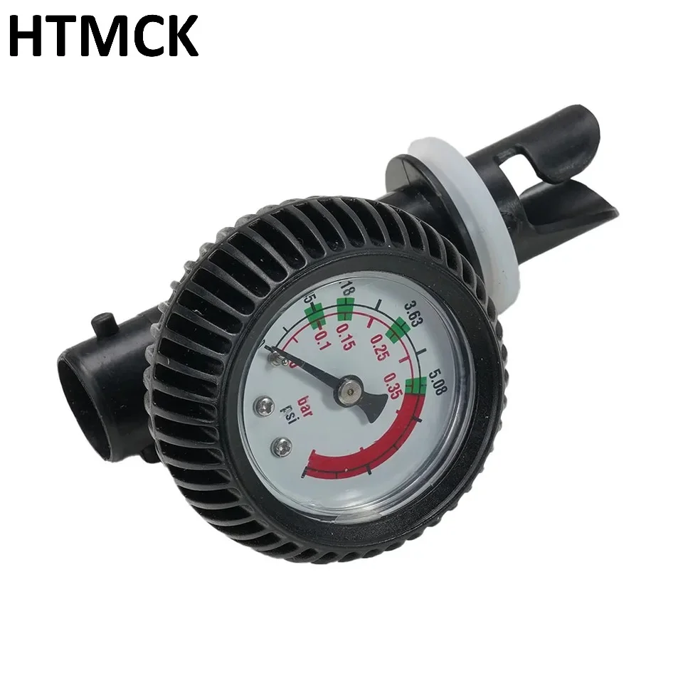 Portable Air Pressure Gauge with Temperature Readout, Air Valve Tester for Inflatable Kayak, PVC Water Floats & Boats