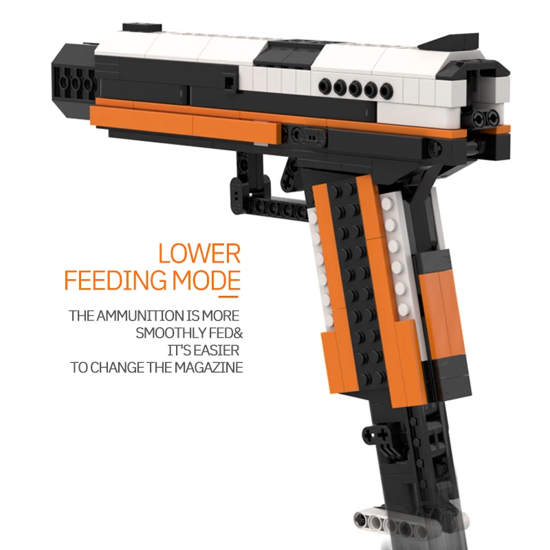 Type 92 Building Block Gun Model Can Shoot Assemble Bricks Ww2 Weapons Series Children\'s Educational Toys