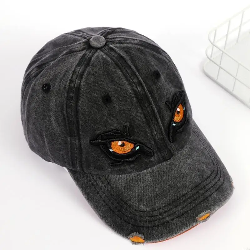 P88A الرجال النساء قبعات البيسبول قبعة الشمس النسر عيون الزينة قبعة سائق الشاحنة قابل للتعديل #4
