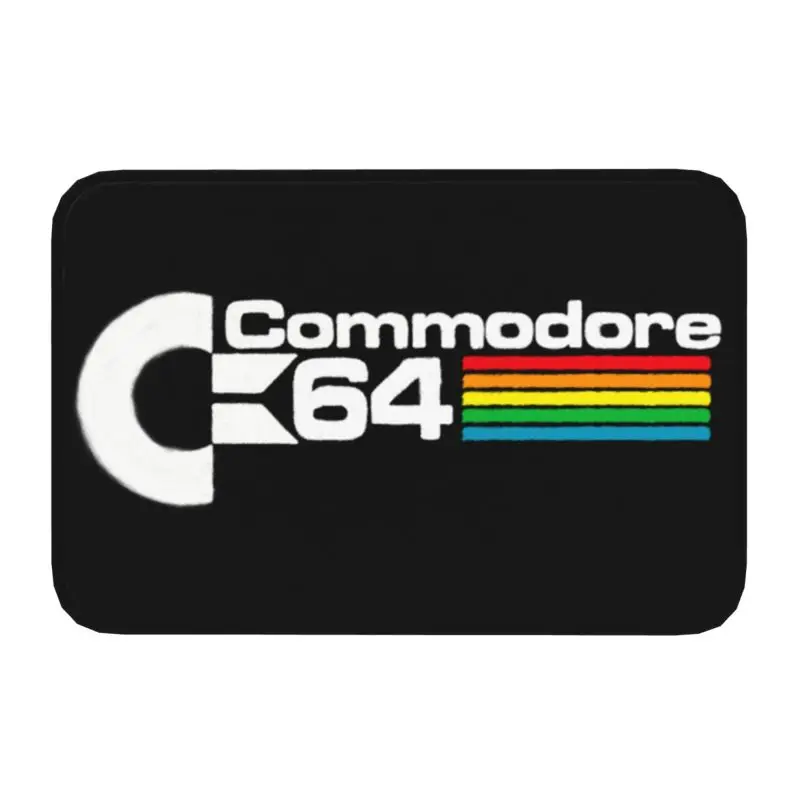 Commodore 64 Retro Classic Doormat Anti-Slip Kitchen Bathroom Mat Toilet Door Floor Entrance Carpet Rug