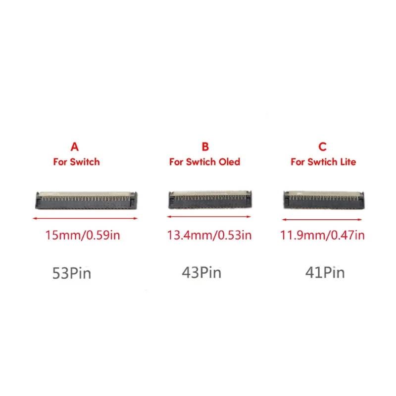 Para NSSwitch/Oled/Lite pantalla LCD Cable cinta conector reemplazo Dropship