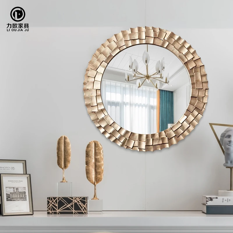 Mirror Decorations Creative and Slightly Luxury Sunglasses Background Wall Living Room Corridor Pendant