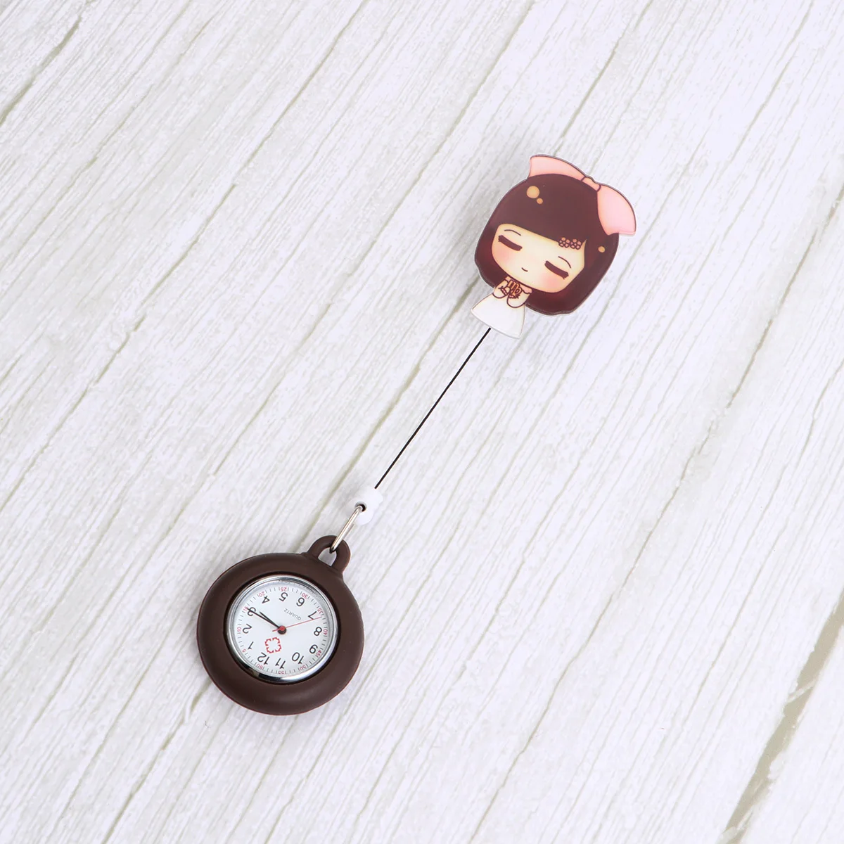 

Nurse Watch Medical Telescopic Pocket Hanging Gift Durable Practical Exquisite Detail Perfect Workmanship Popular Among People