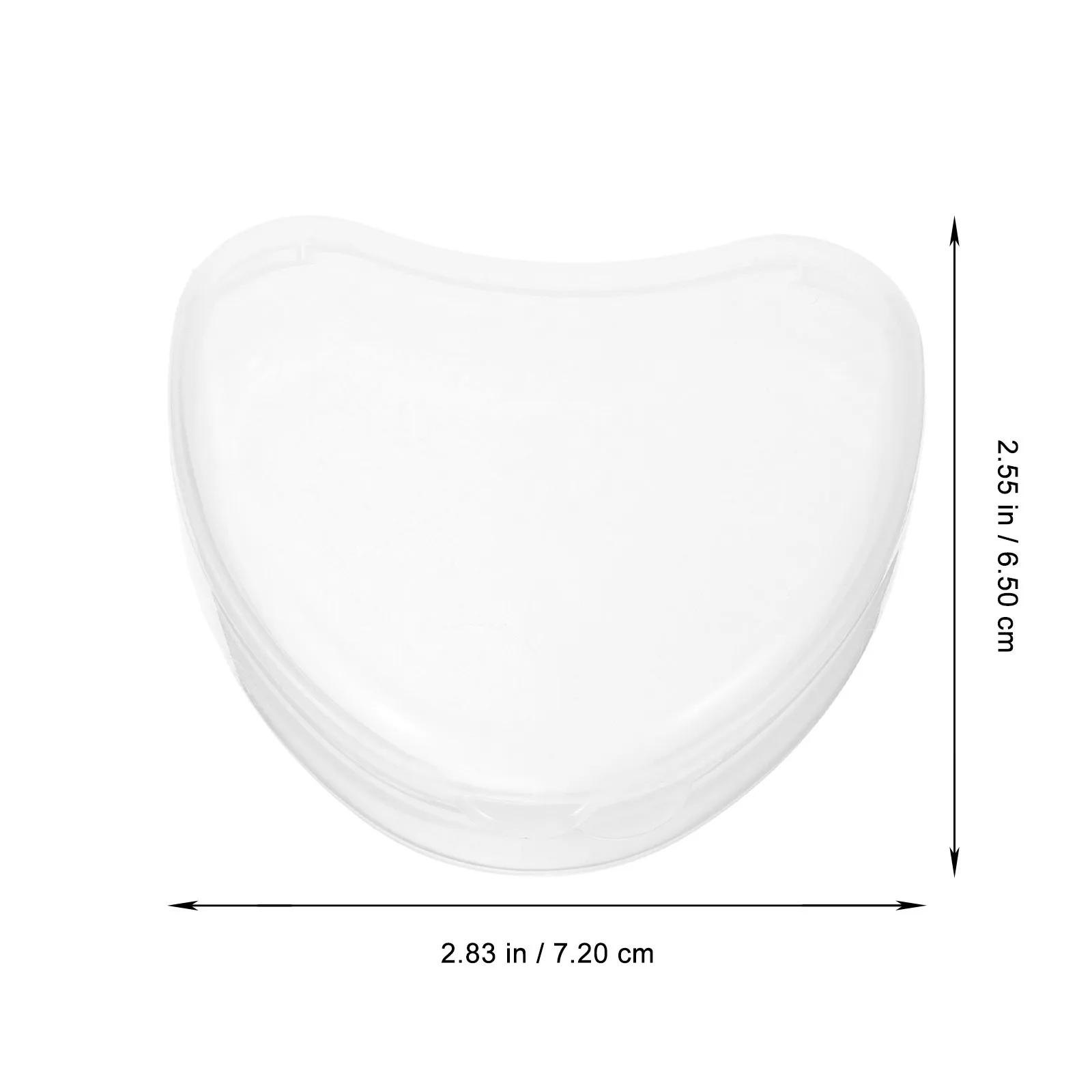 2Pcs Compact Denture Case Retainer Holder Mouth Guard Case Travel Friendly Portable Plastic Denture Box Convenient Hygienic