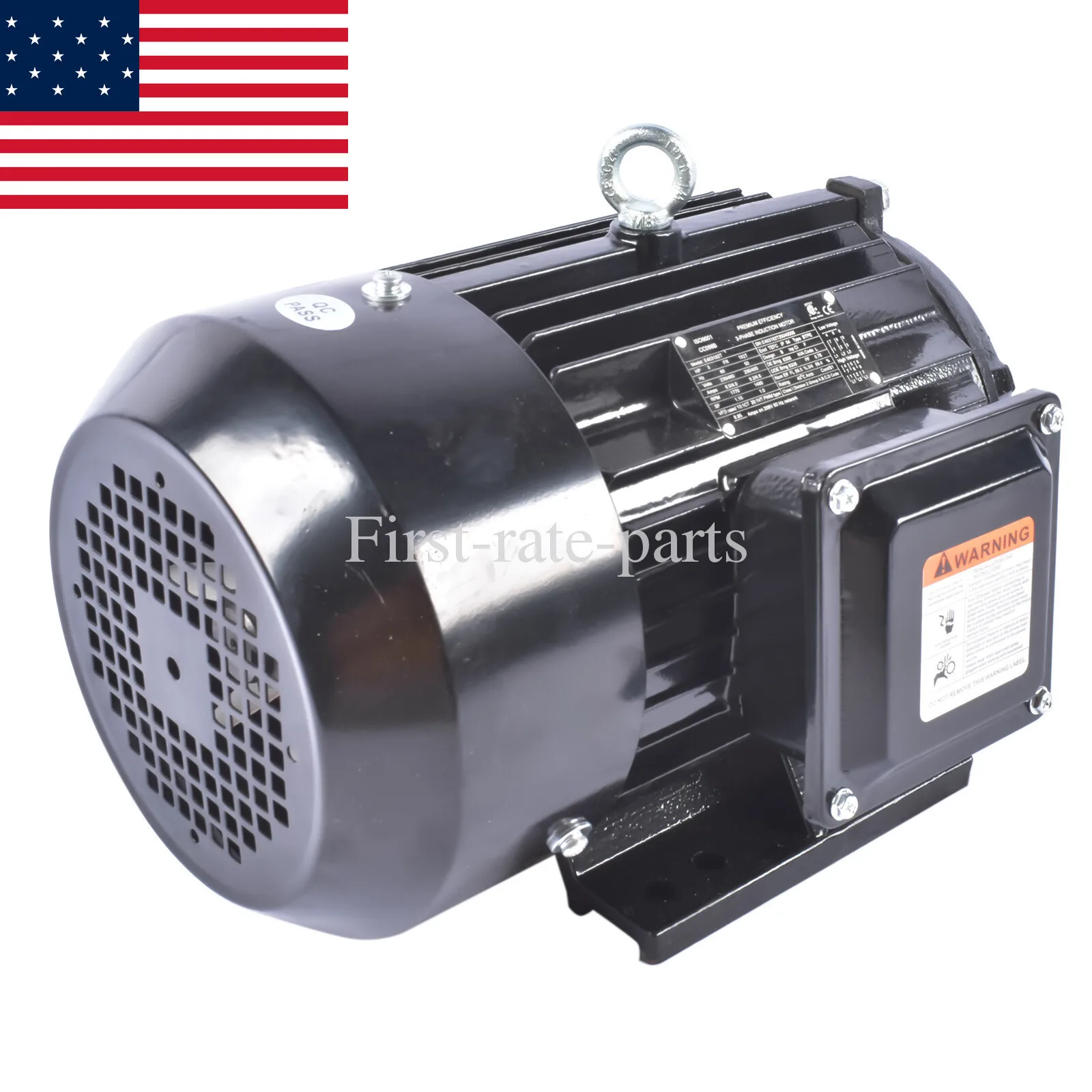 

AP03 Electric Motor 3 Phase 3HP 1800 RPM 182T Frame 230/460 Volt 60 HZ TEFC Enclosure