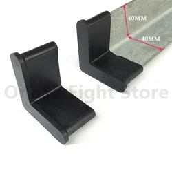 25mm 30mm 35 40 50mm Black Rubber Corner Angle Feet Pipe End Cover Cap Anti-slip Tubing Protective Foot Cover Furniture Leg Cap