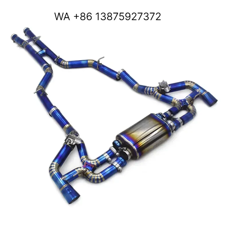 Wmwmnu Performance Titanium Catback Exhaust System with Valve Muffler for GT GTS 4.0T 2016-2019 Car Exhaust