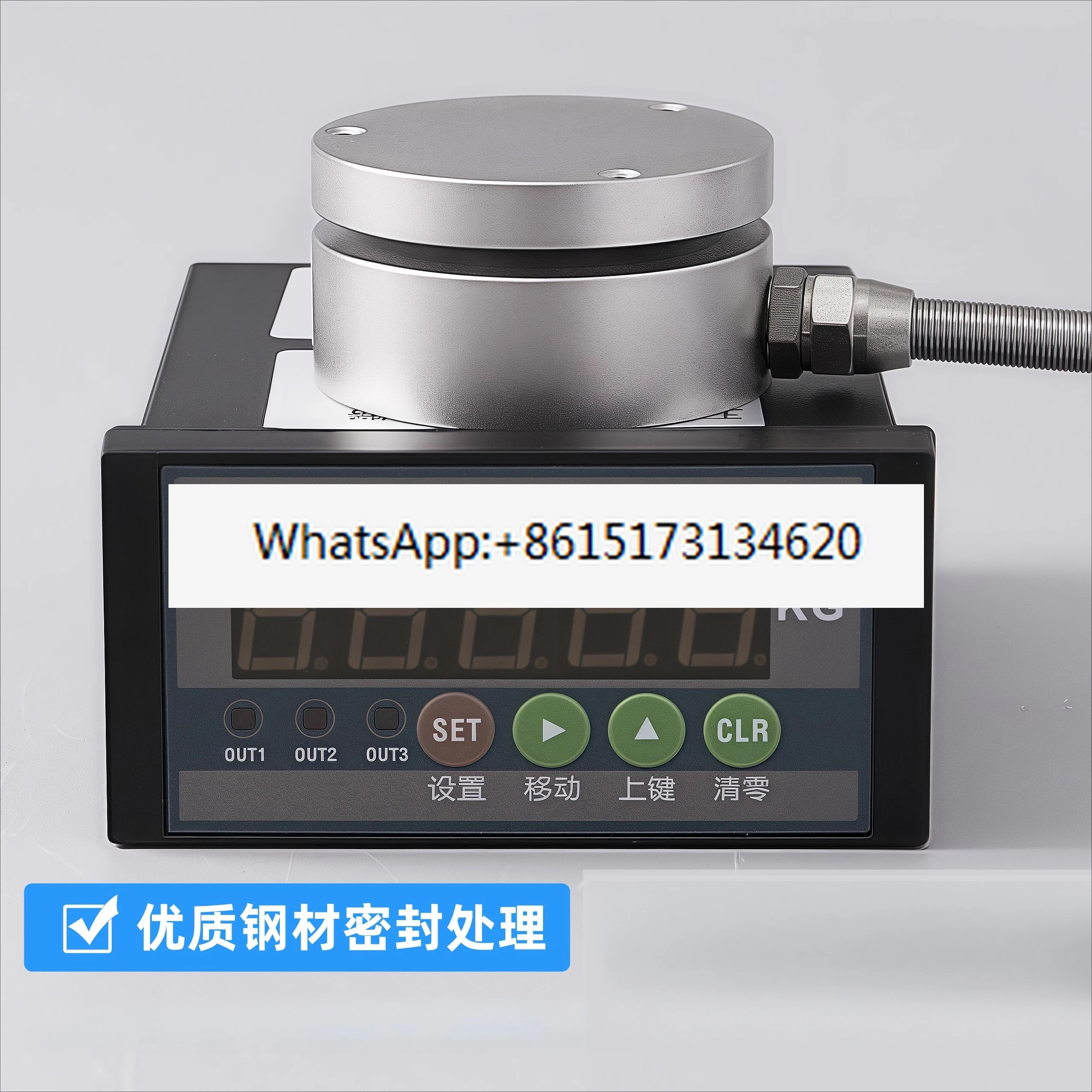

Flat cylinder hydraulic press force measurement pressure weighing sensor supporting digital display 3T5T10T